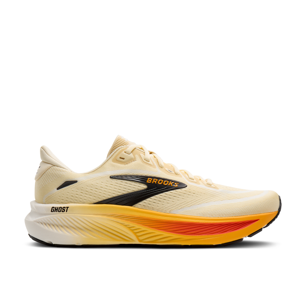 Brooks Men's Ghost 18 281 Rutabaga/Tigerlily/Orange lateral