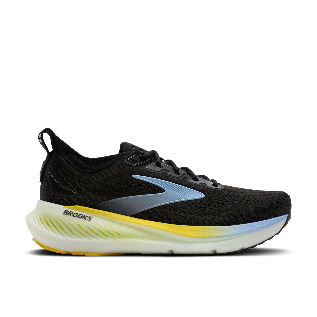 Brooks Men's Glycerin 23 039 Black/CyberYellow/Nightlife lateral