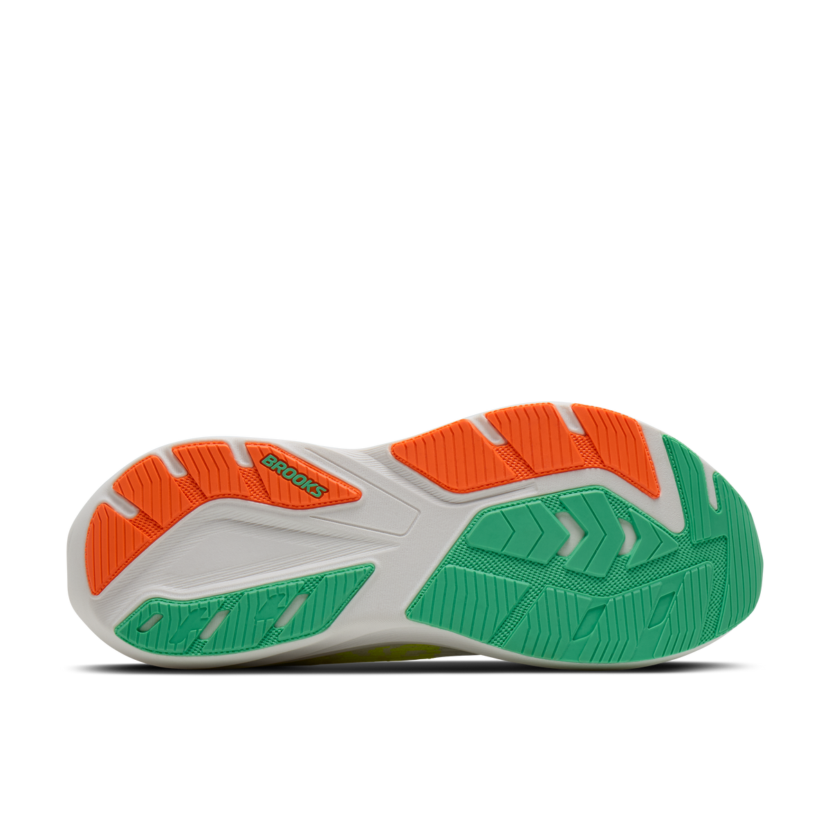 Men's Ghost Amp 102 White/ParadiseGreen/Nightlife outsole