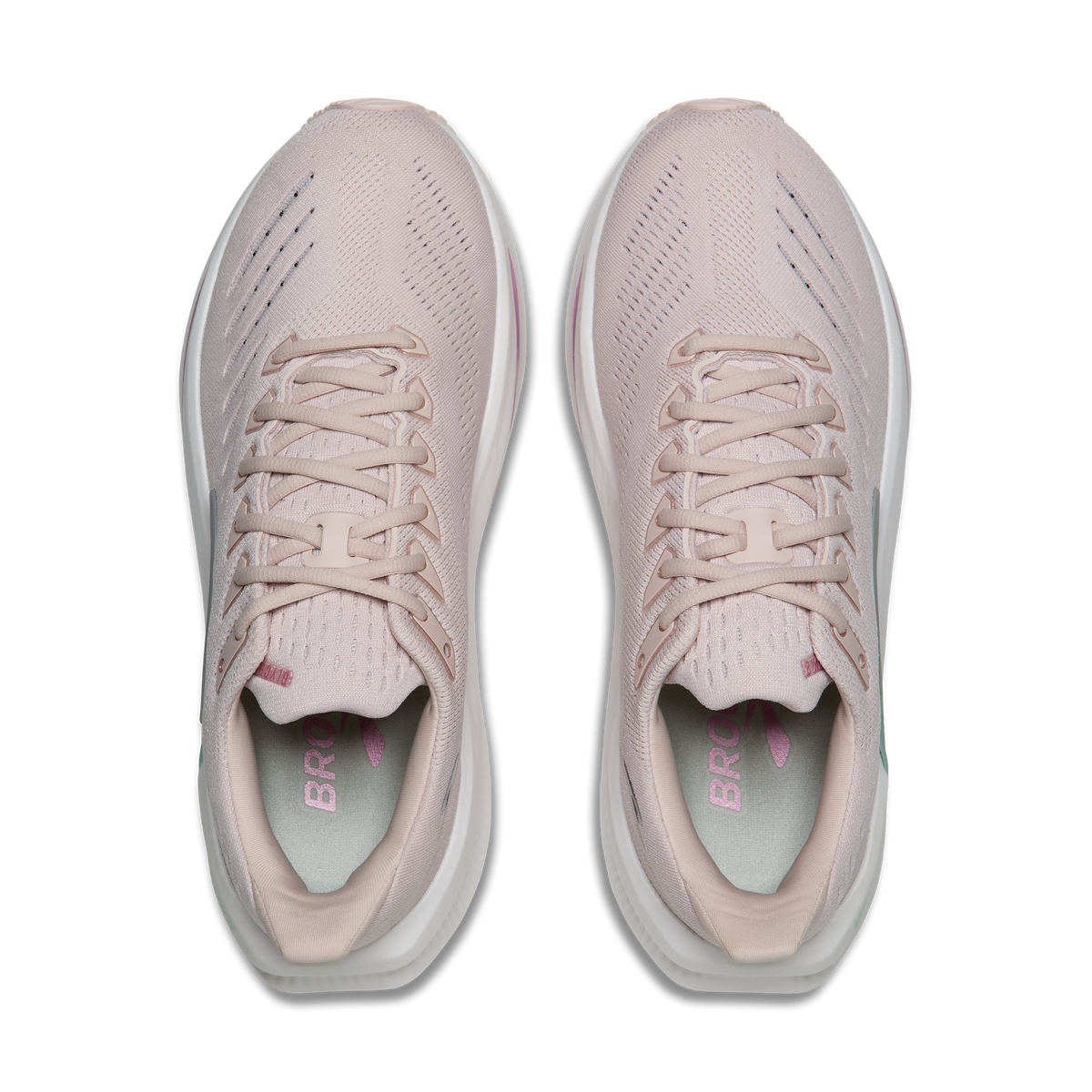 Brooks Women's Glycerin Max 2 660 Pink/Yucca/Metallic top