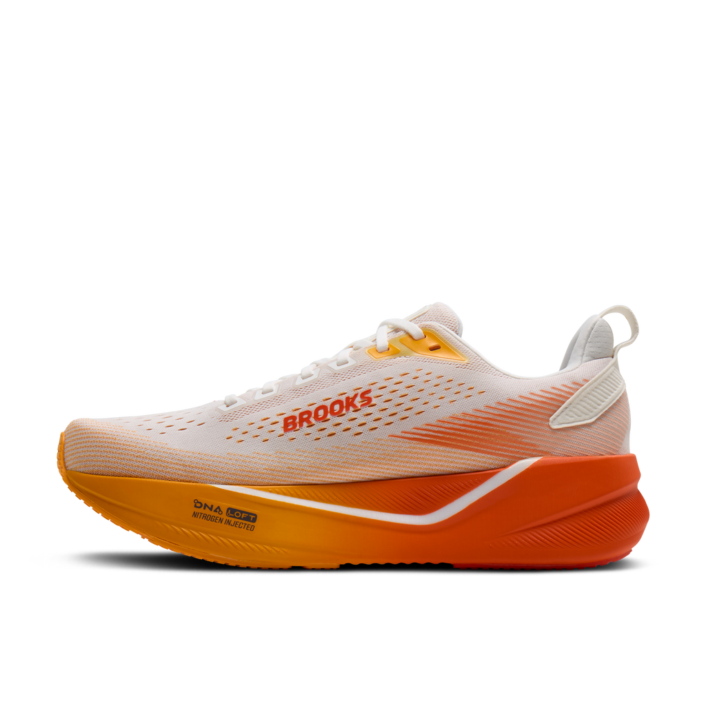 Men's Ghost Max 4 162 White/Orange/Red medial