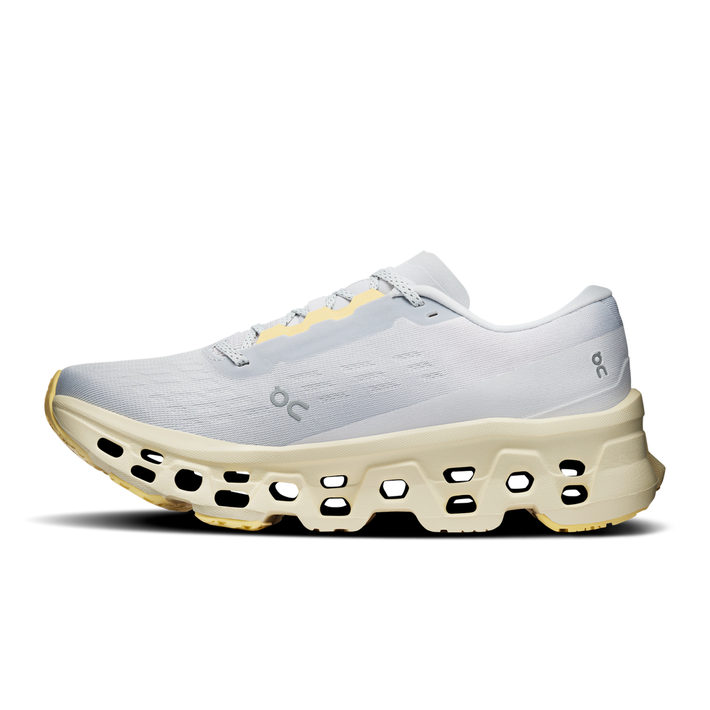 On Running Women's Cloudmonster 3 5259 Glacier/Pollen medial