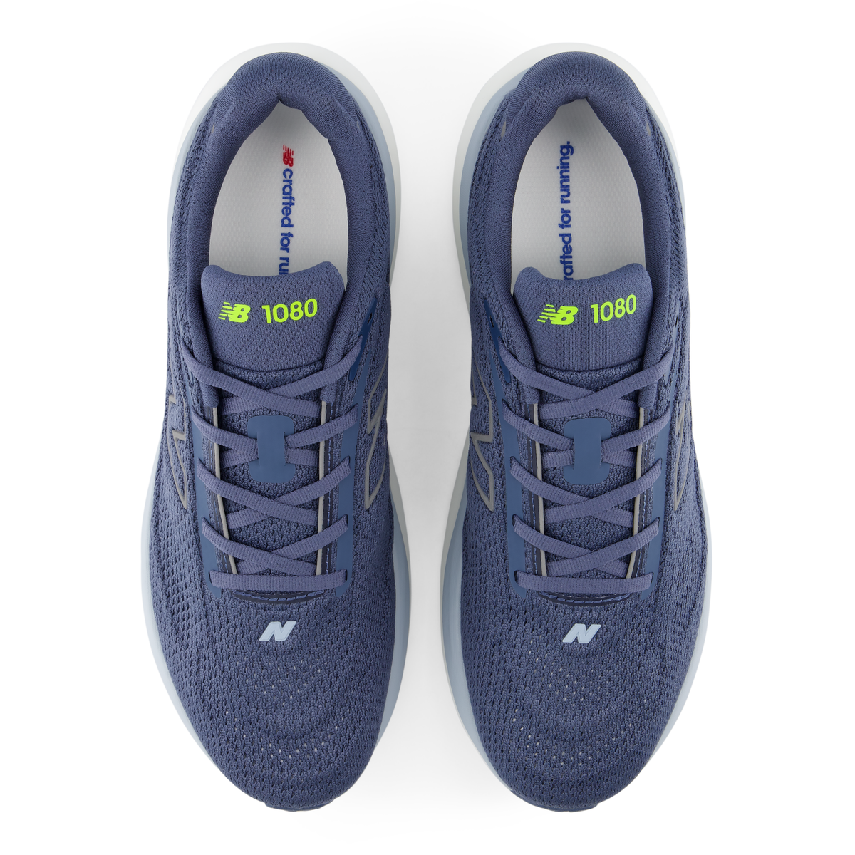 New Balance Men's 1080v15 2RE VINTAGEINDIGO/ALKALINEGREEN top