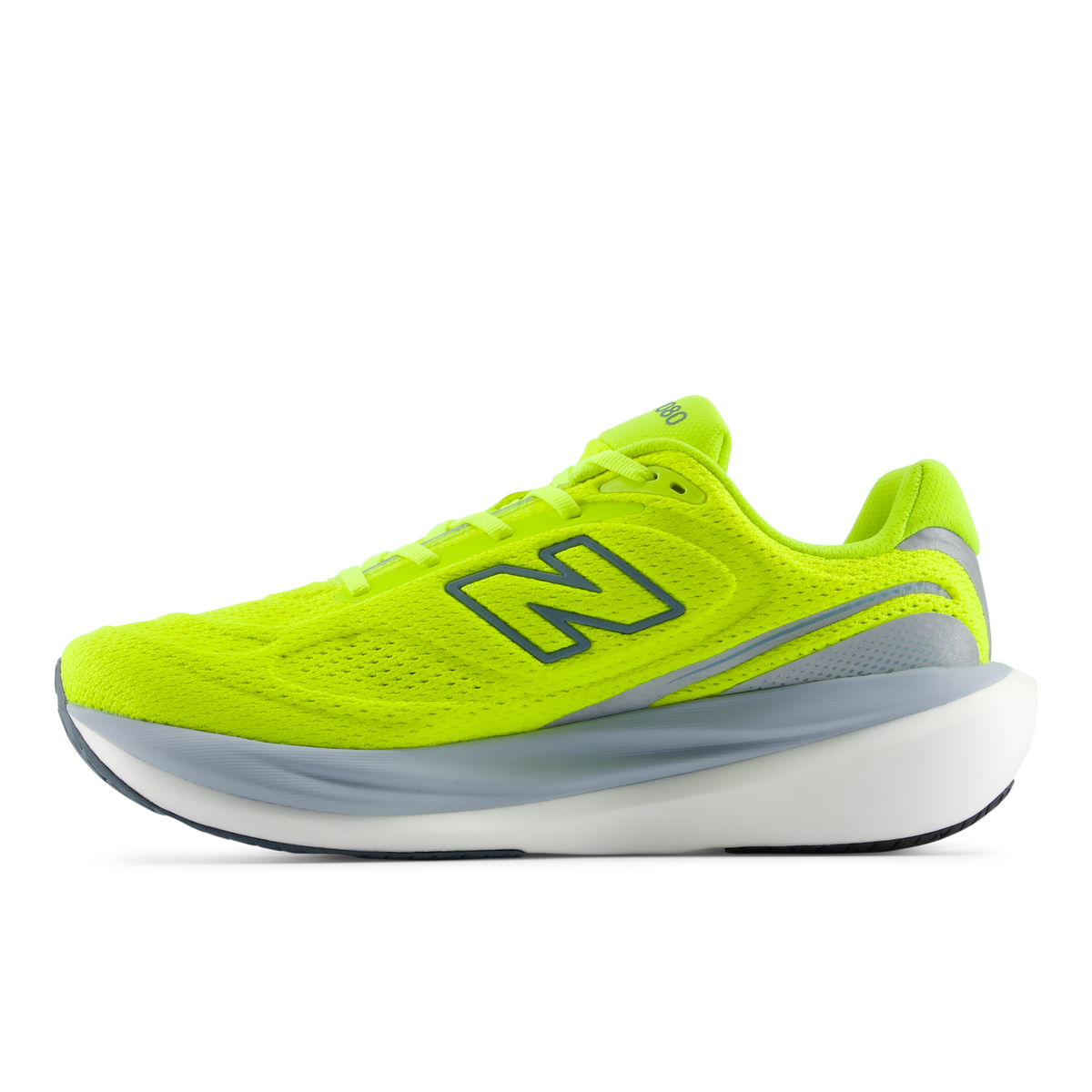 New Balance Men's 1080v15 5WX ALKALINEGREEN/LIGHTARCTICGREY medial