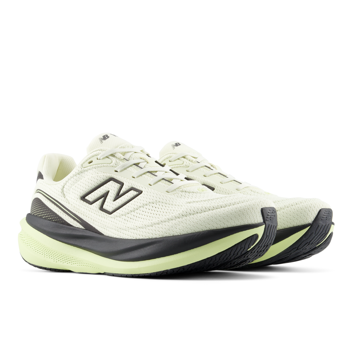 New Balance Men's 1080v15 68J PISTACHIOBUTTER/BLACK pair angle