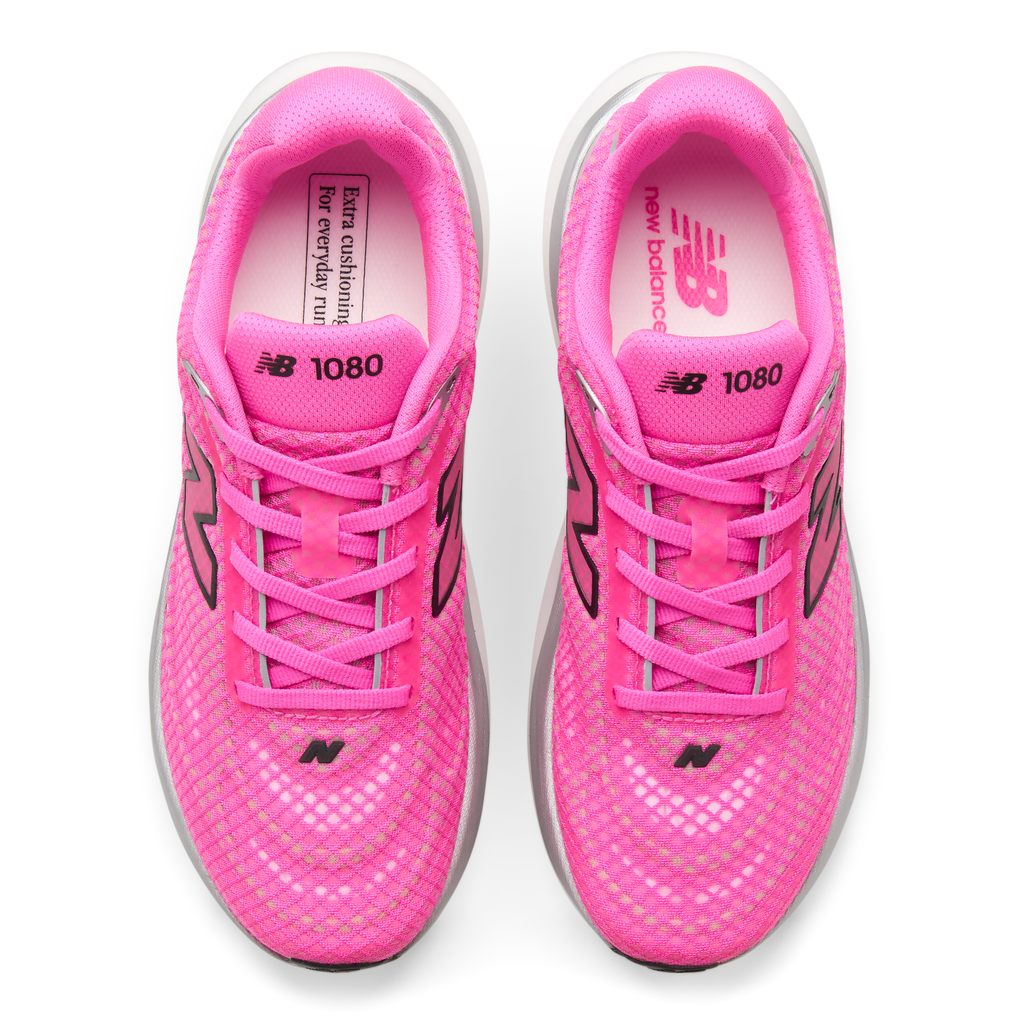 New Balance Men's 1080v15 6C3 PINKHEAT/BLACK top