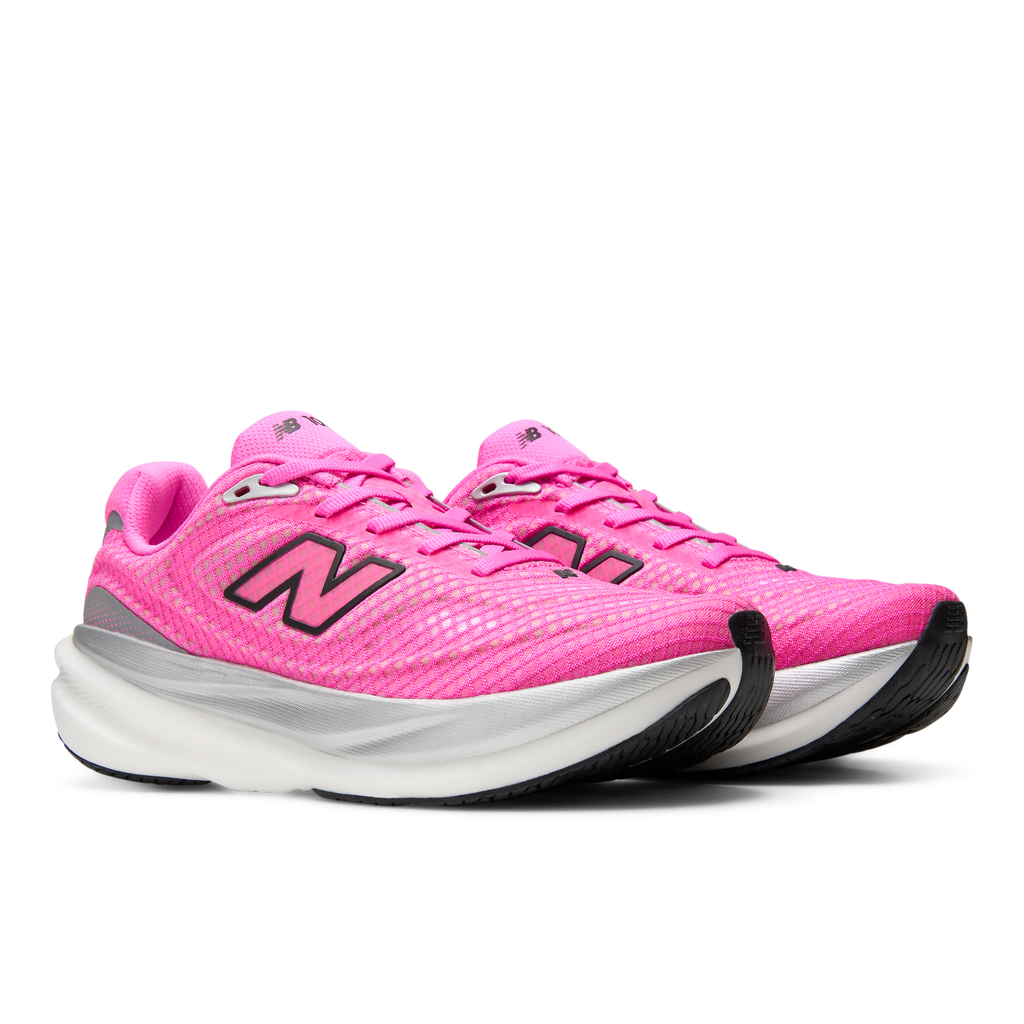 New Balance Men's 1080v15 6C3 PINKHEAT/BLACK pair angle
