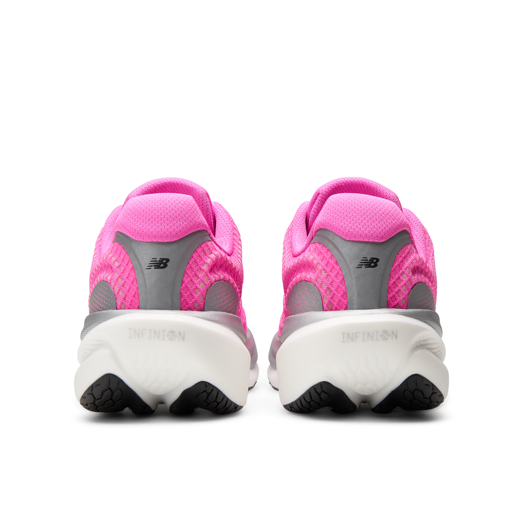New Balance Men's 1080v15 6C3 PINKHEAT/BLACK heel