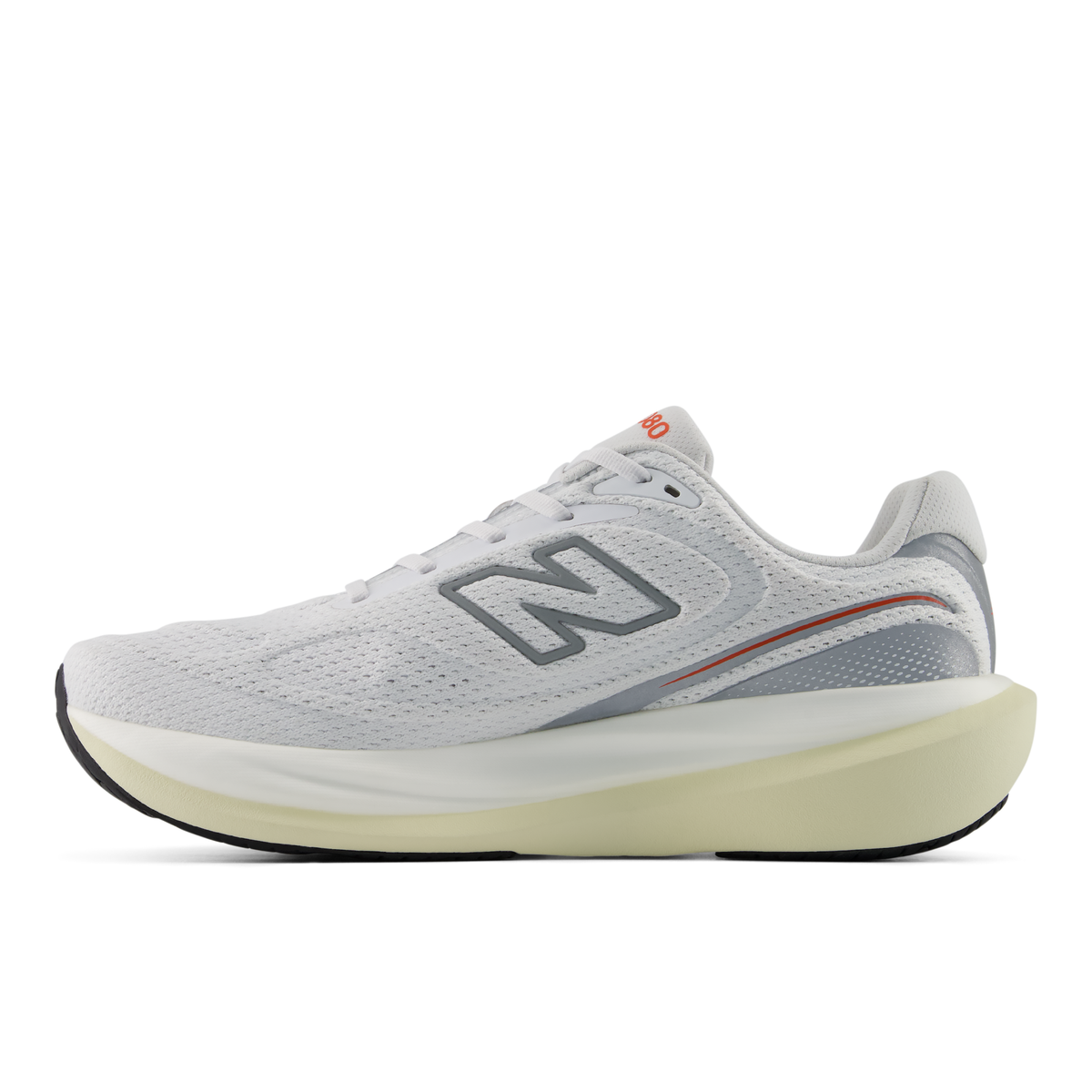 New Balance Men's 1080v15 7ZV NB103WHITE/NEOFLAME medial
