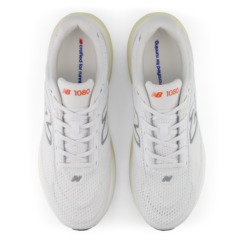 New Balance Men's 1080v15 7ZV NB103WHITE/NEOFLAME top