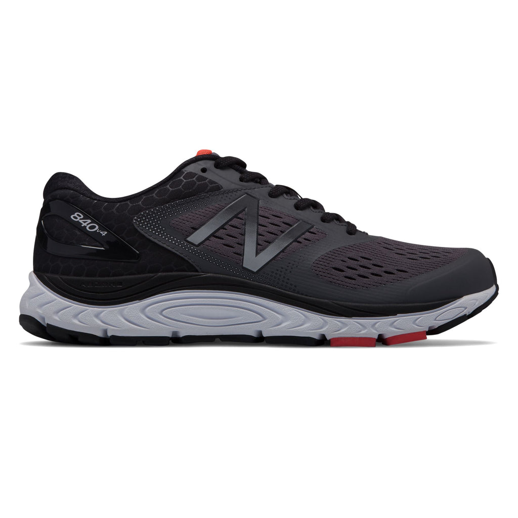 New Balance Men's 840v4 Gray/Red lateral