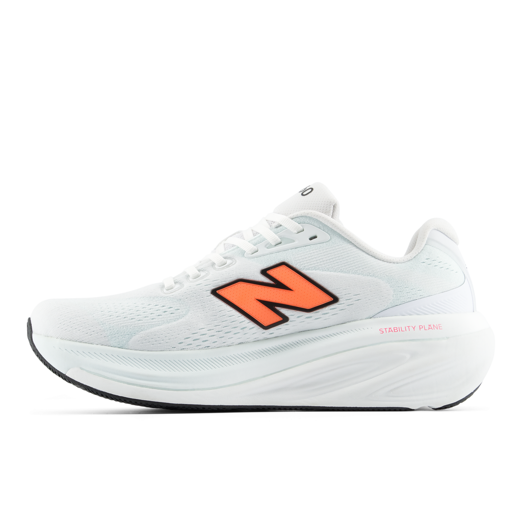 New Balance Men's 860v15 39G NB103WHITE/TANGERINEHEAT/GLINTBLUE medial