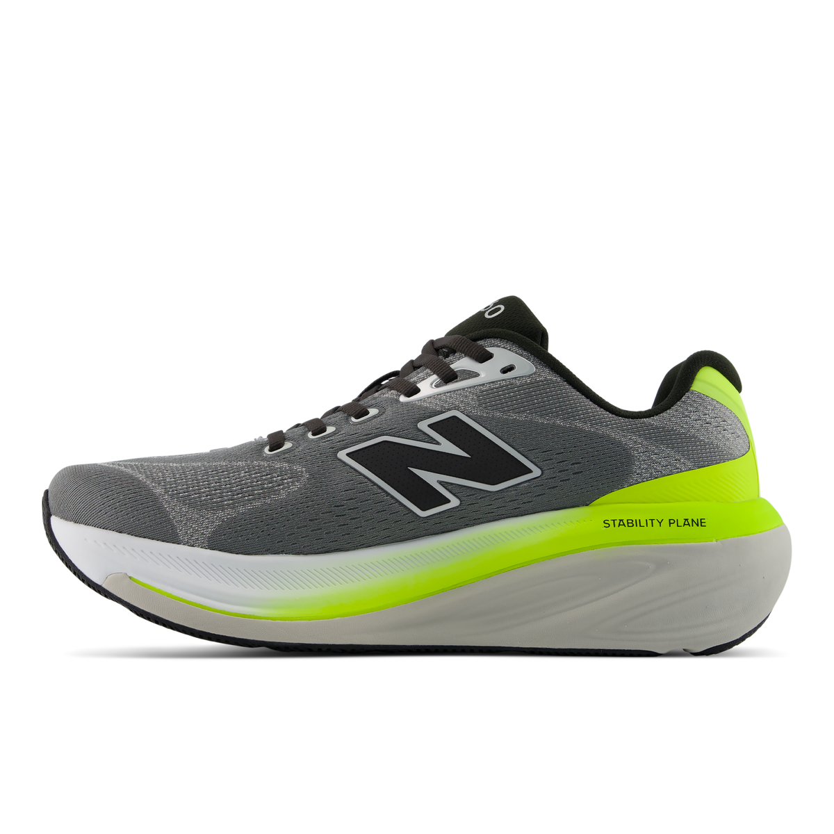 New Balance Men's 860v15 4OB SLATEGREY/ALKALINEGREEN medial