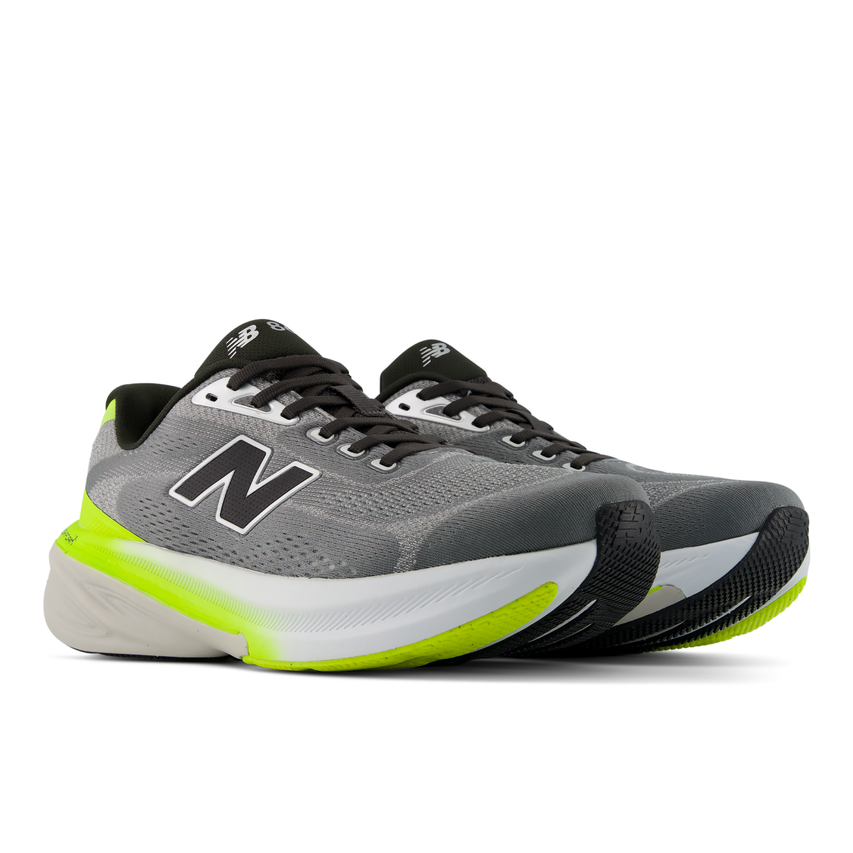 New Balance Men's 860v15 4OB SLATEGREY/ALKALINEGREEN pair angle