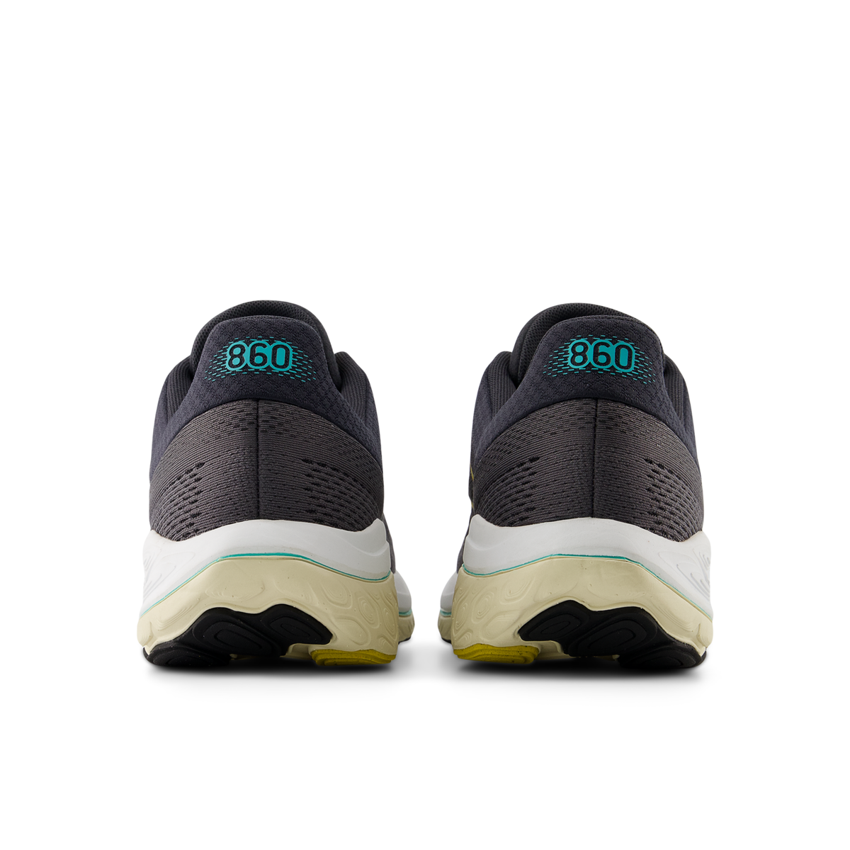 New Balance Men's 860v14 A SeaSalt/WashedBurgundy heel