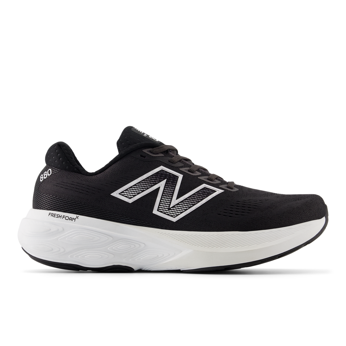 New Balance Men's 880v15 B Black/White/Reflection lateral