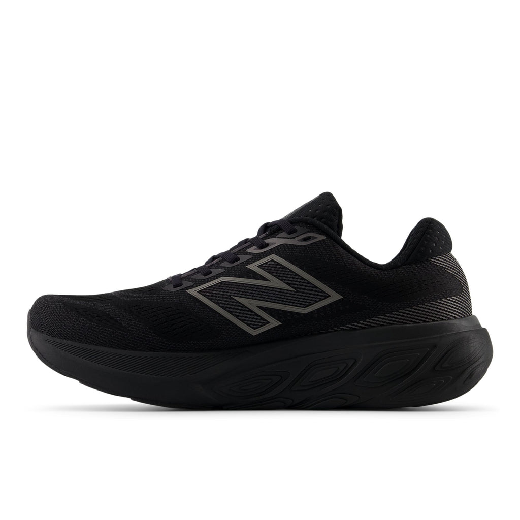 New Balance Men's 880v15 K Black/Black/BlackMetallic medial