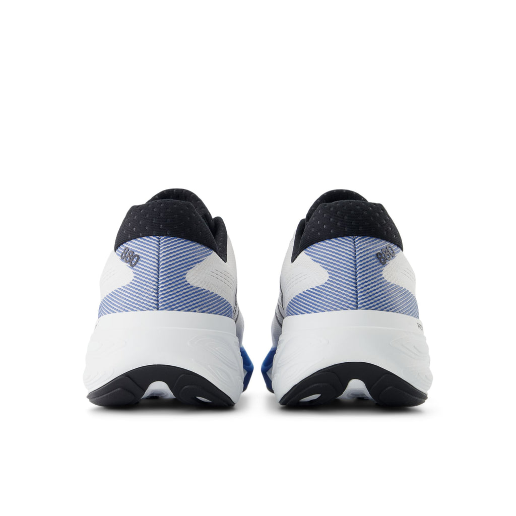 New Balance Men's 880v15 N NB103White/BlueAgate/Black heel
