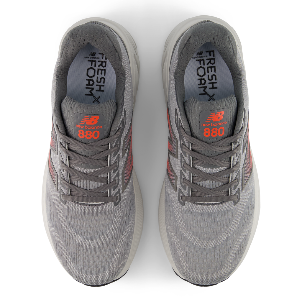 New Balance Men's 880v15 T SlateGrey/Reflection/UrgentRed top