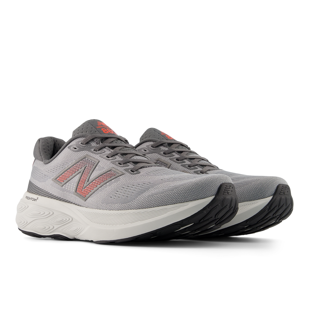 New Balance Men's 880v15 T SlateGrey/Reflection/UrgentRed pair angle