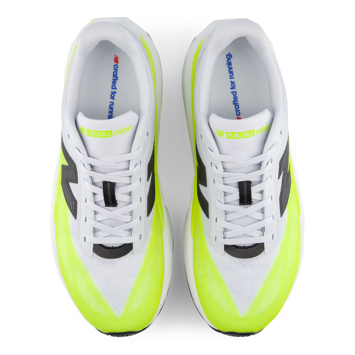 New Balance Men's Fuelcell Rebel v5 1V1 Freshair/Alkalinegreen top