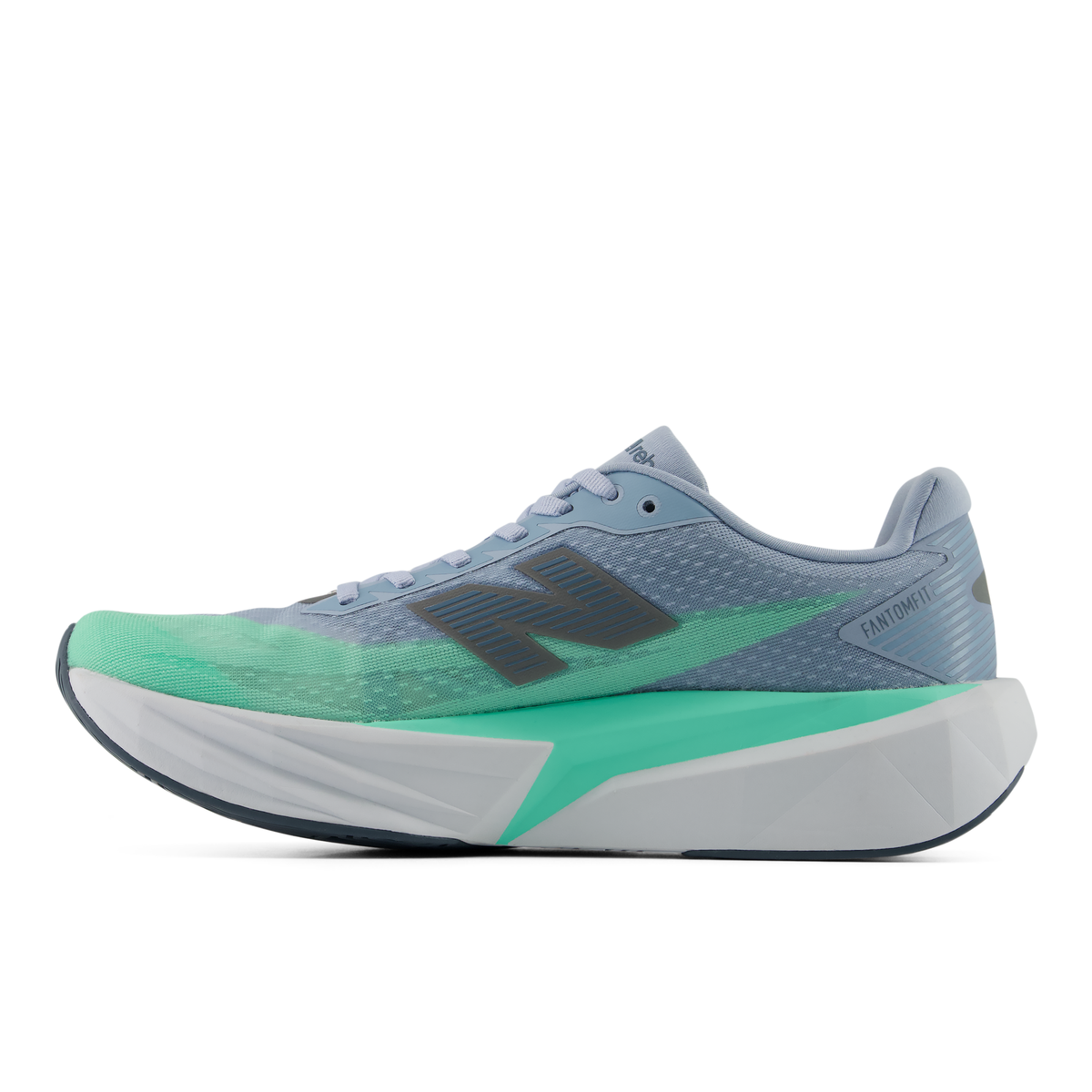 New Balance Men's Fuelcell Rebel v5 3MP Lightarcticgrey/Brightmint medial
