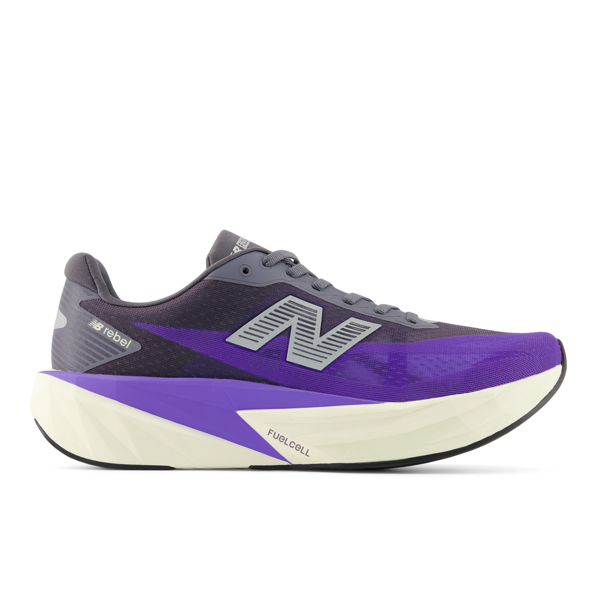 New Balance Men's Fuelcell Rebel v5 4KU MFCX4KU-ELECTRICINDIGO/TRUFFLESALT lateral