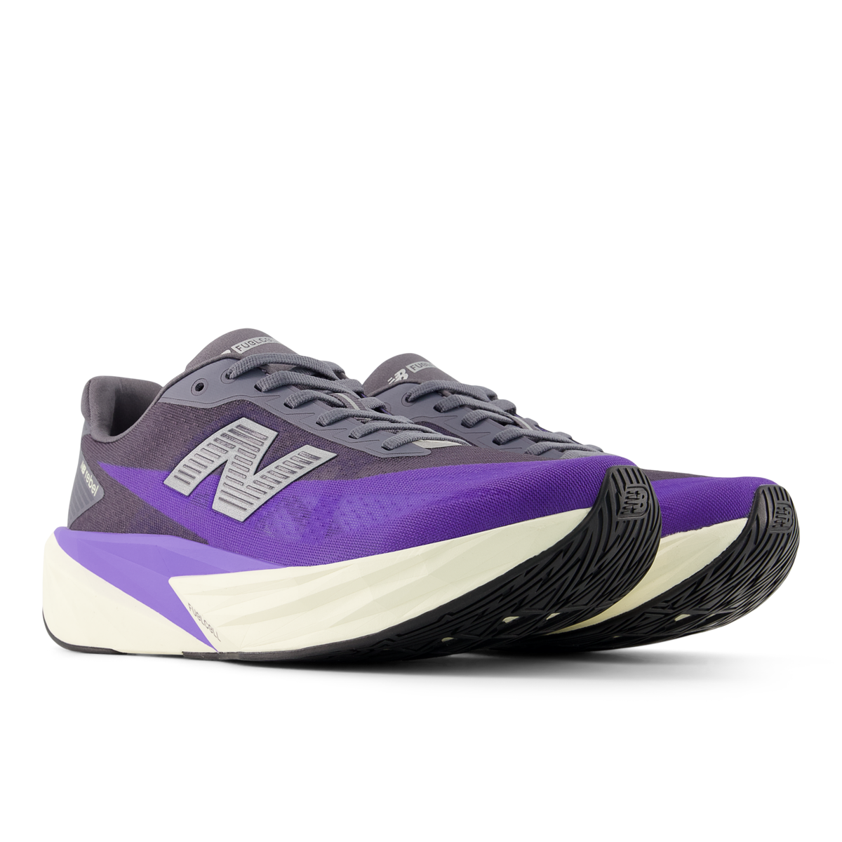New Balance Men's Fuelcell Rebel v5 4KU MFCX4KU-ELECTRICINDIGO/TRUFFLESALT pair angle