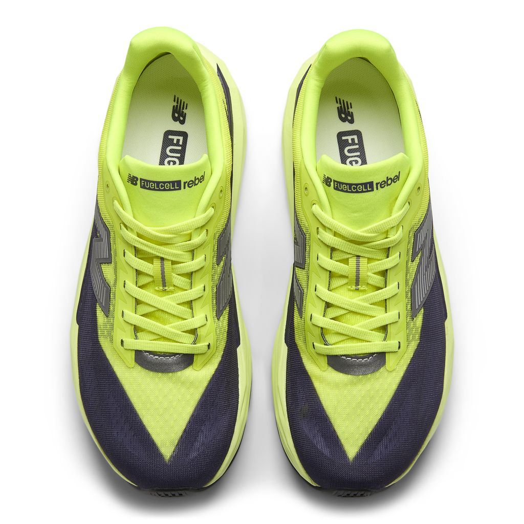 New Balance Men's Fuelcell Rebel v5 4TR MFCX4TR-ALKALINEGREEN/BOYSENBERRY top