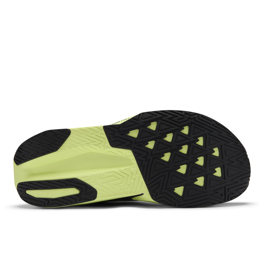 New Balance Men's Fuelcell Rebel v5 4TR MFCX4TR-ALKALINEGREEN/BOYSENBERRY outsole