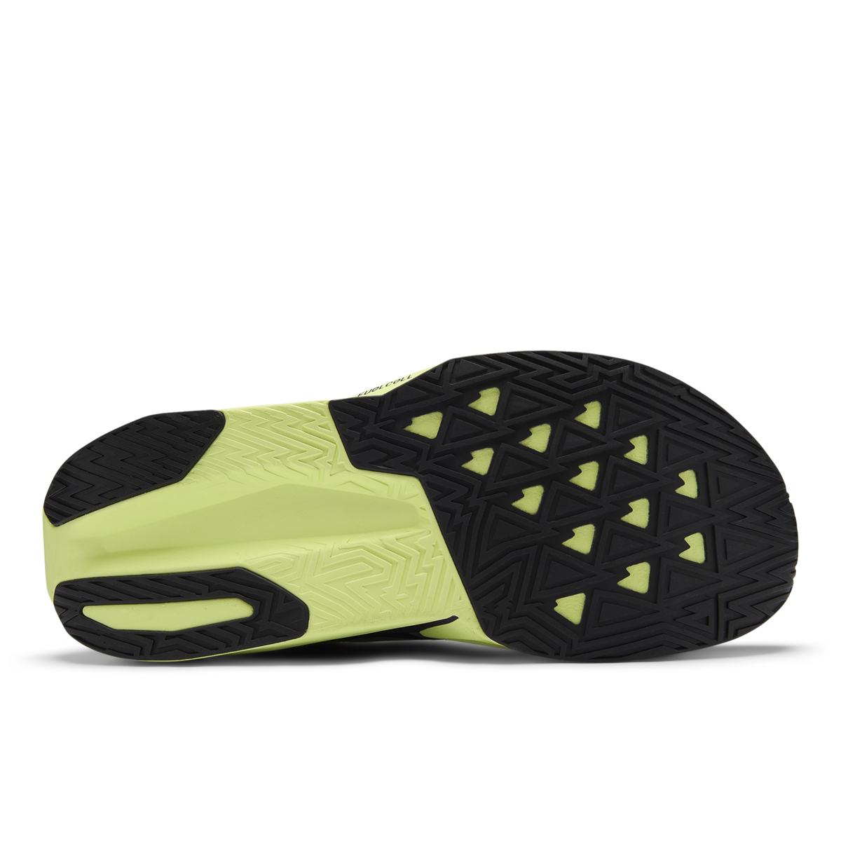 New Balance Men's Fuelcell Rebel v5 4TR MFCX4TR-ALKALINEGREEN/BOYSENBERRY outsole