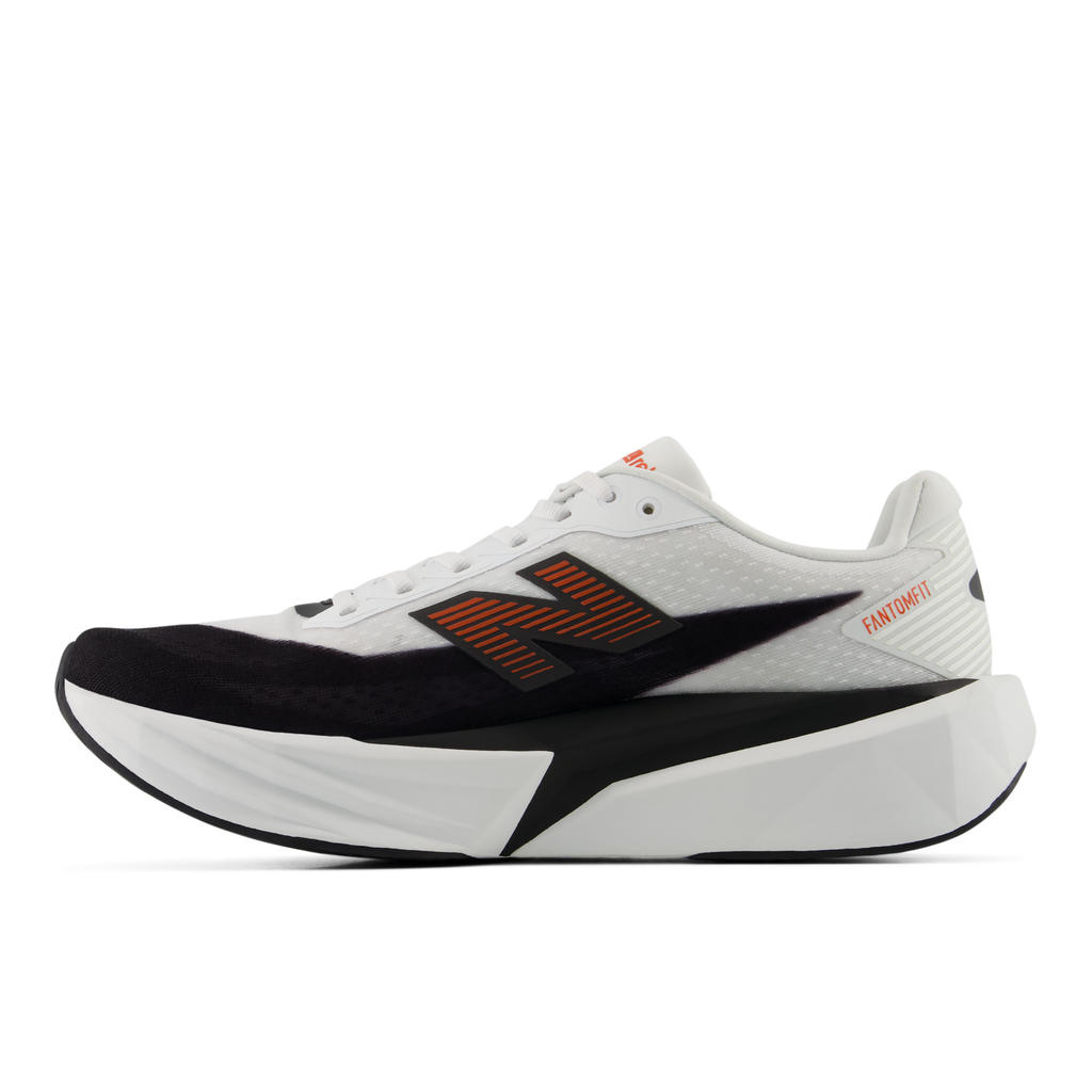 New Balance Men's Fuelcell Rebel v5 93C White/Neoflame medial