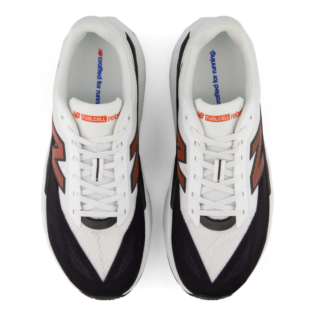 New Balance Men's Fuelcell Rebel v5 93C White/Neoflame top