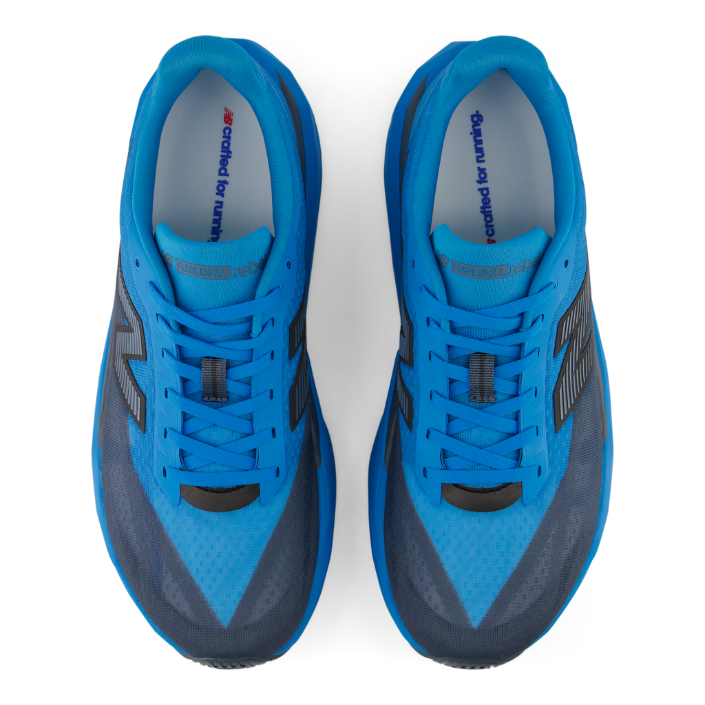 New Balance Men's Fuelcell Rebel v5 9SG Altitude/Shadowblue top