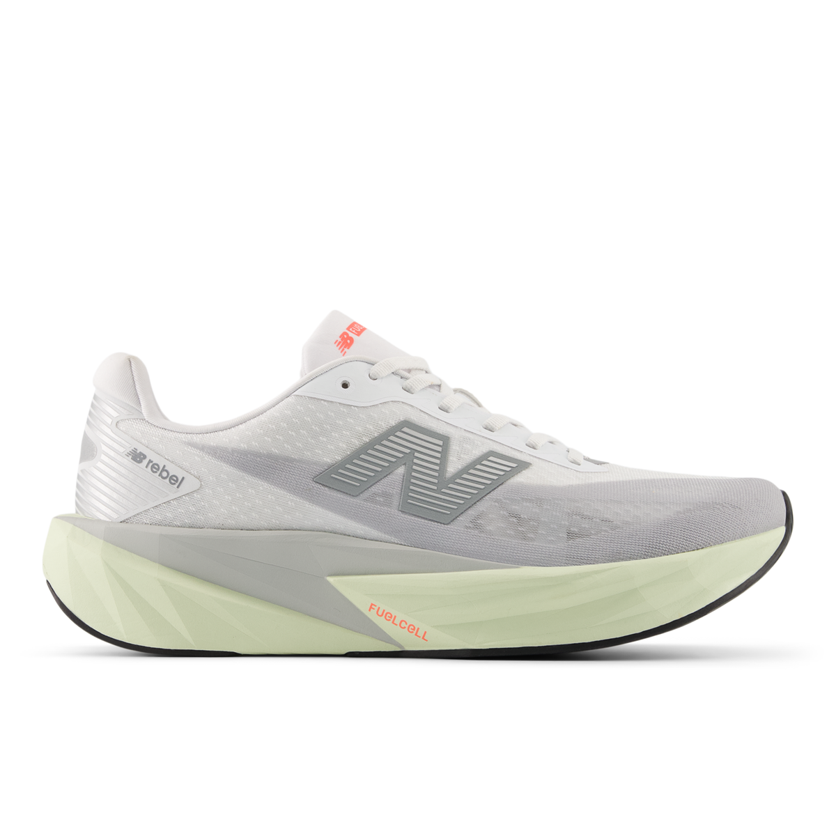 New Balance Men's Fuelcell Rebel v5 LD RAINCLOUD/MINERAL/WHITELD5 lateral