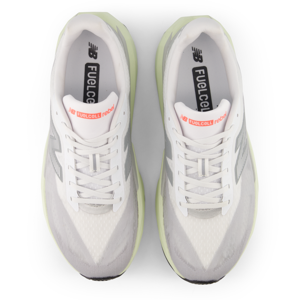 New Balance Men's Fuelcell Rebel v5 LD RAINCLOUD/MINERAL/WHITELD5 top