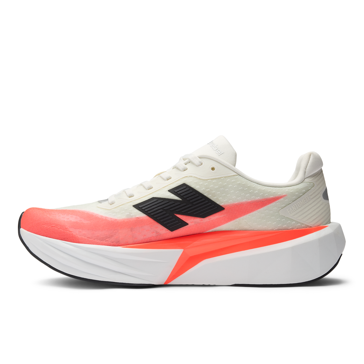 New Balance Men's Fuelcell Rebel v5 LV UrgentRed/White/SeaSalt medial