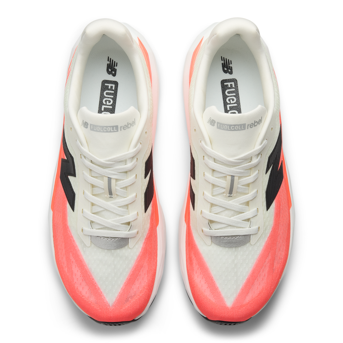 New Balance Men's Fuelcell Rebel v5 LV UrgentRed/White/SeaSalt top