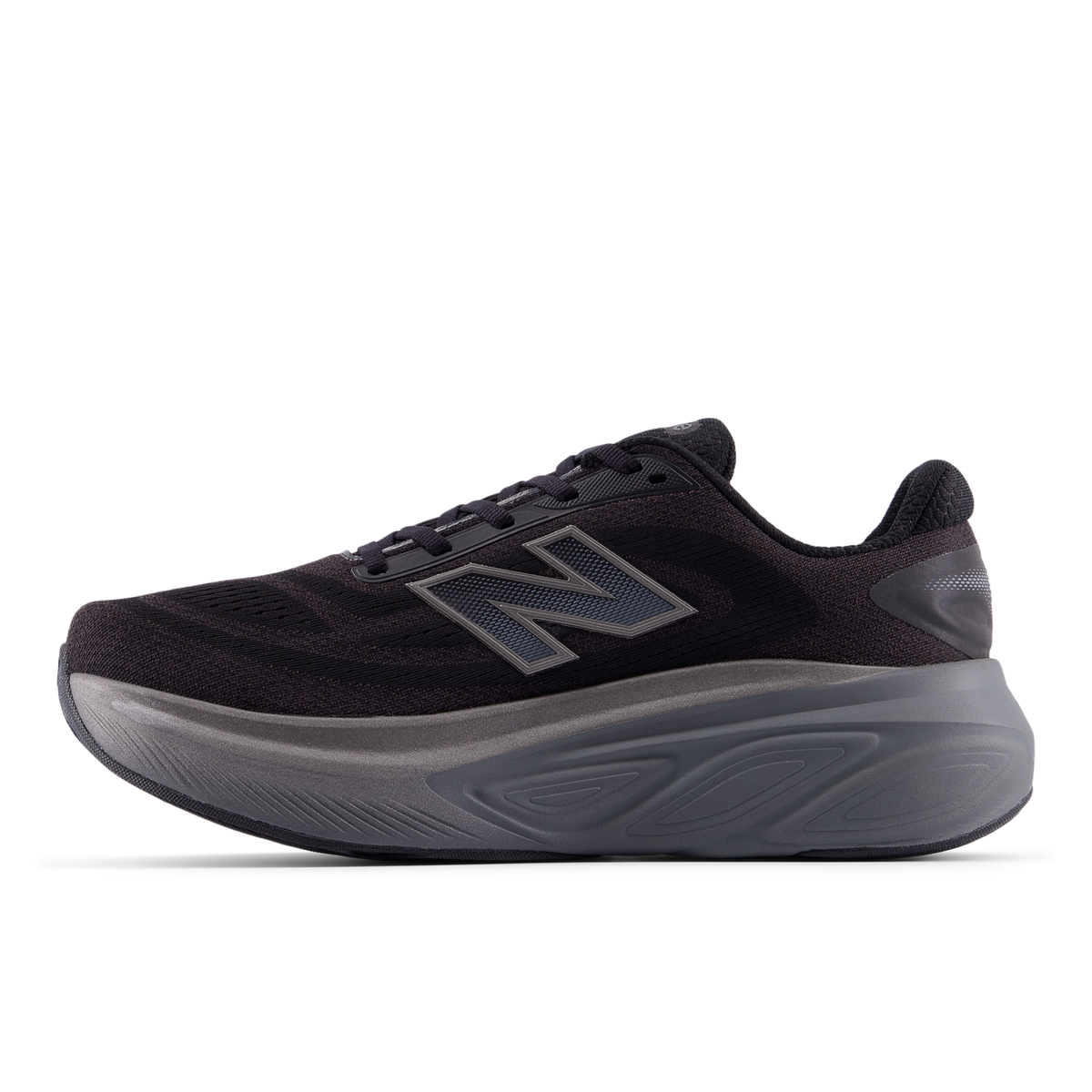 New Balance Men's More v6 LA BLACK/CASTLEROCK/BLACKMETALLICLA6 medial
