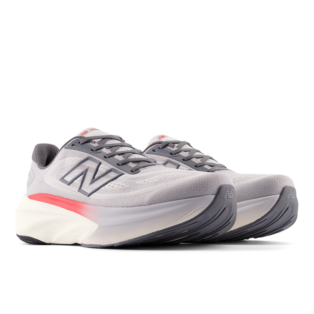 New Balance Men's More v6 LC GREYMATTER/TRUERED/CASTLEROCKLC6 pair angle