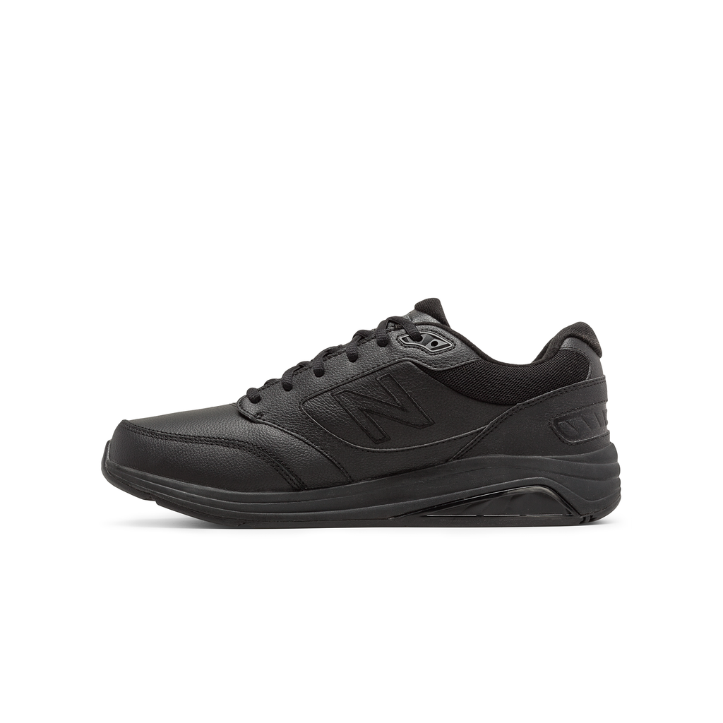 New Balance Men's Leather 928 v3 BK BLACK/BLACK medial