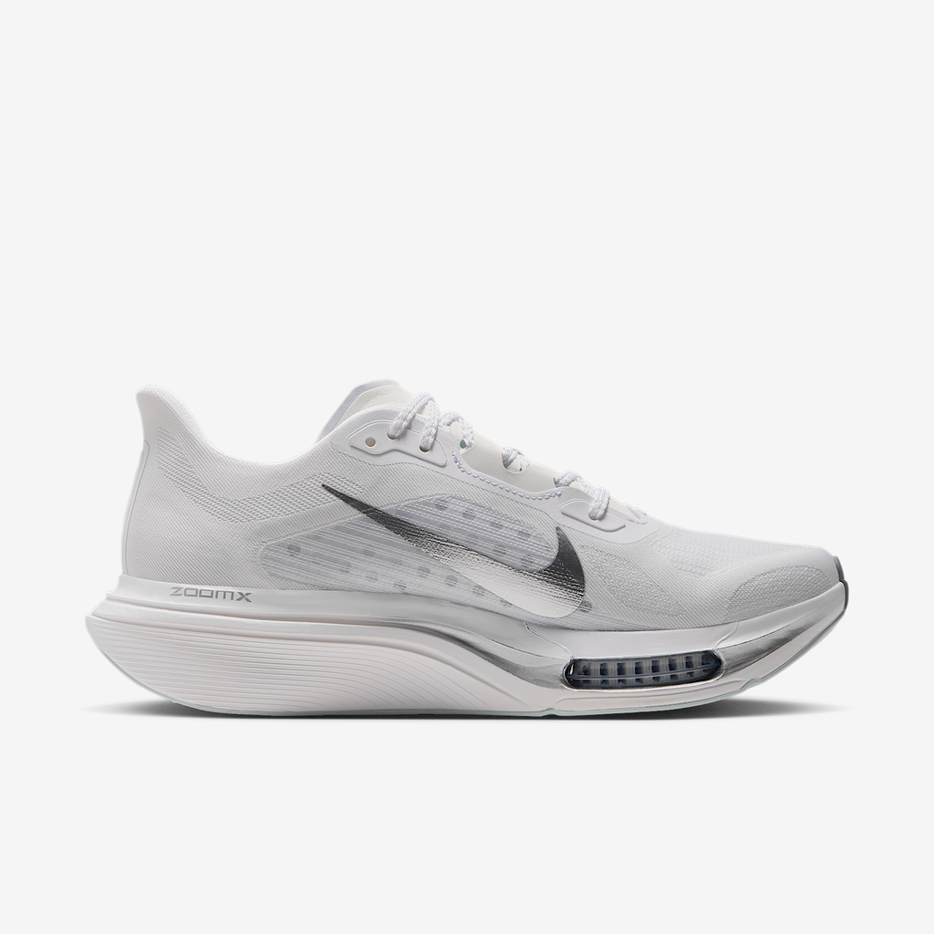 Women's Pegasus Plus 2 100 White/MetallicSilver-OffWhite medial