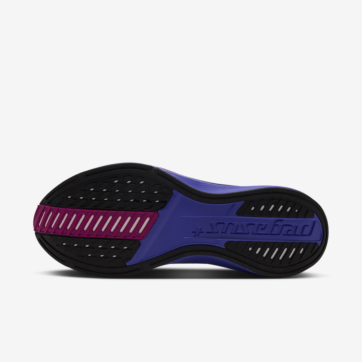 Women's Pegasus Plus 2 004 Gridiron/MetallicSilver-PersianViolet outsole