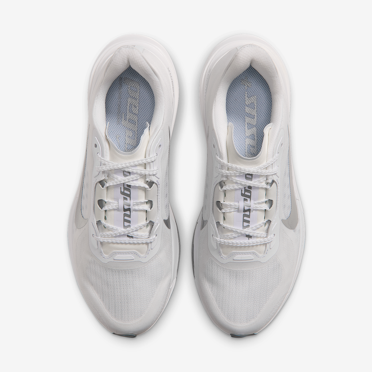 Women's Pegasus Plus 2 100 White/MetallicSilver-OffWhite top