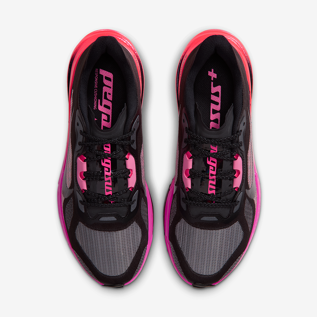 Women's Pegasus Plus 2 005 Black/Black-HyperPink-LaserCrimson top