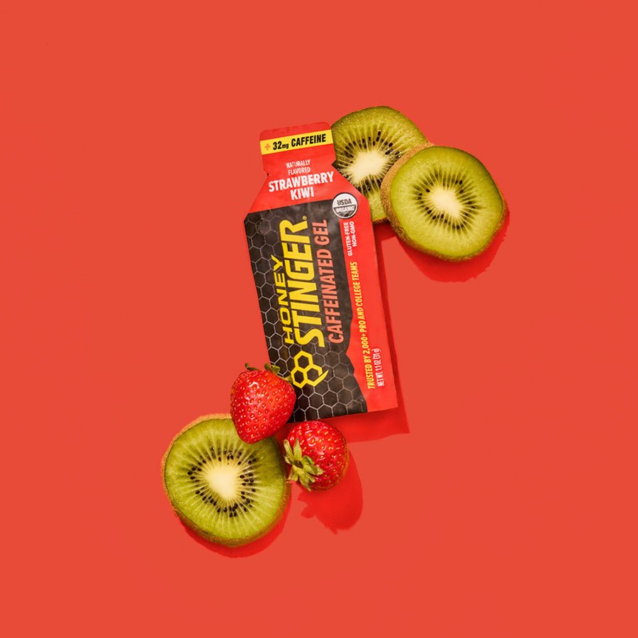 Honey Stinger Strawberry/Kiwi Gel s112717a lateral