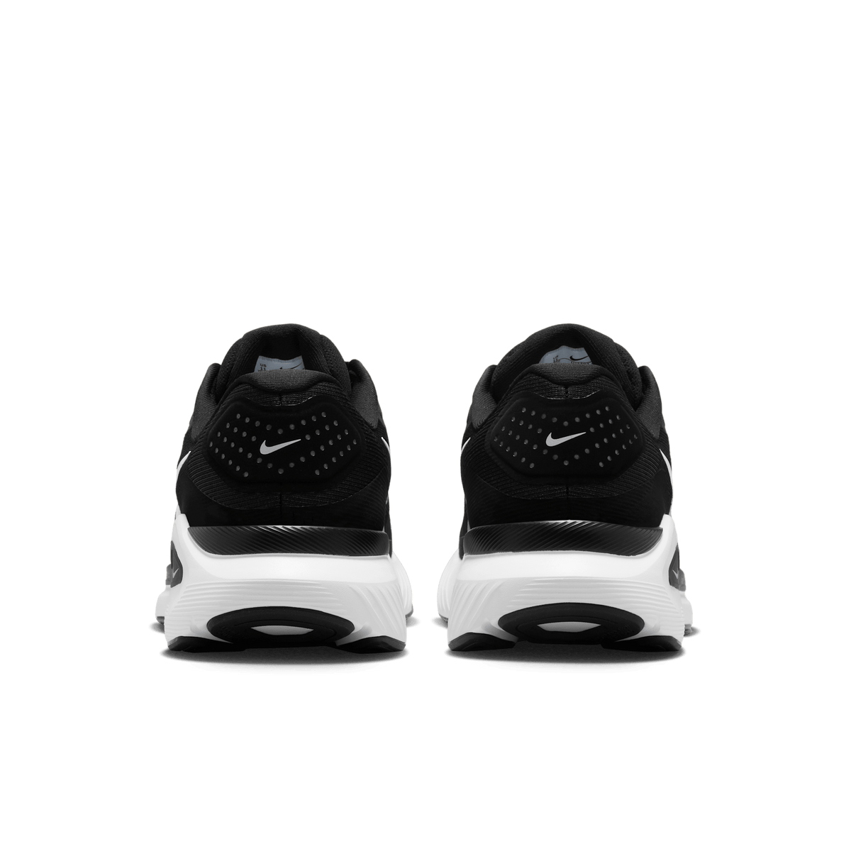Nike Men's Structure 26 002 Black/White-CoolGrey-MetallicSilver heel