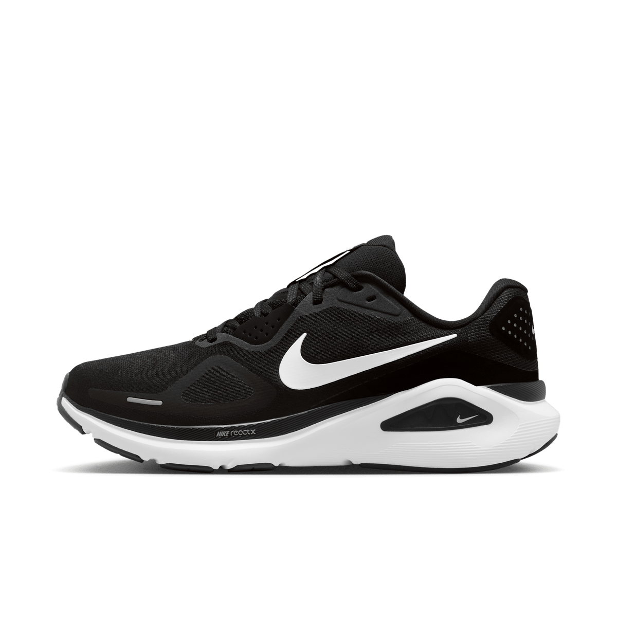 Nike Men's Structure 26 002 Black/White-CoolGrey-MetallicSilver lateral