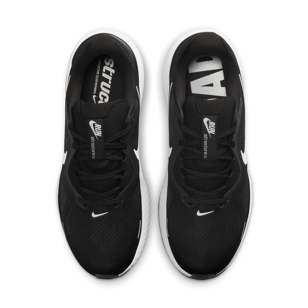 Nike Men's Structure 26 002 Black/White-CoolGrey-MetallicSilver top