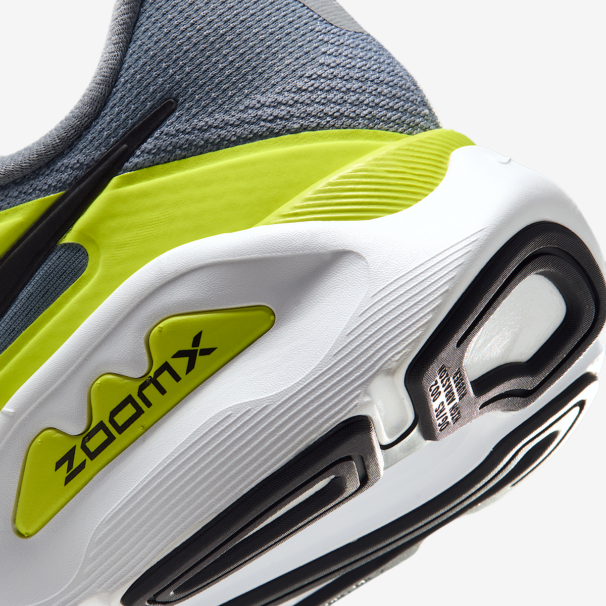 Nike Men's Structure Plus 006 CoolGrey/Black-LemonVenom-White detail 2